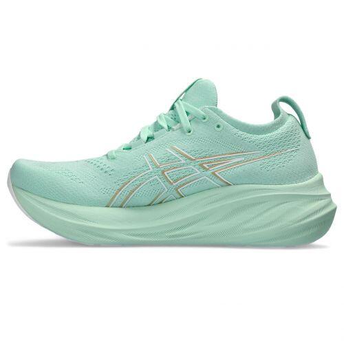 T�nis Asics Gel Nimbus 26 - Feminino - Verde Claro