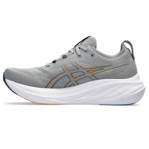 T�nis Asics Gel Nimbus 26 - Feminino - Cinza e Laranja