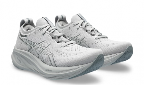 T�nis Asics Gel Nimbus 26 - Feminino - Cinza Branco