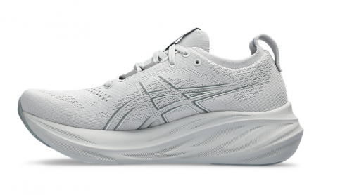 T�nis Asics Gel Nimbus 26 - Feminino - Cinza Branco