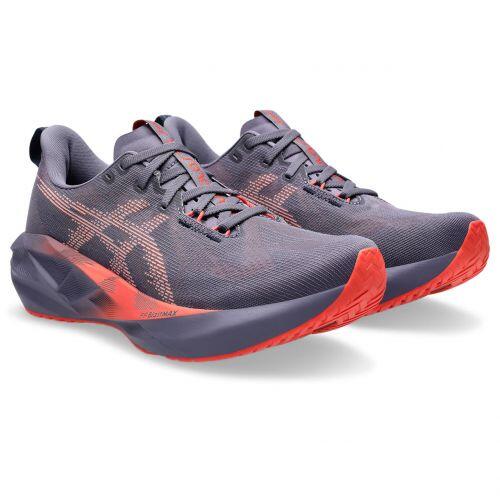 T�nis Asics Novablast 5 - Masculino - Roxo com Vermelho