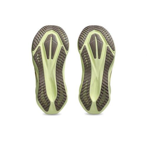 T�nis Asics Novablast 5 - Masculino - Bege Marrom e Verde