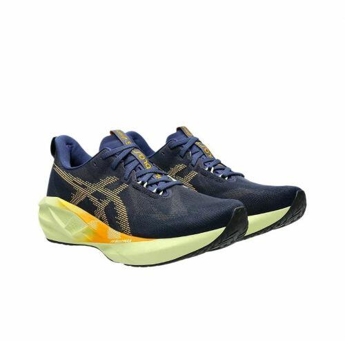 T�nis Asics Novablast 5 - Masculino - Bege Marrom e Verde