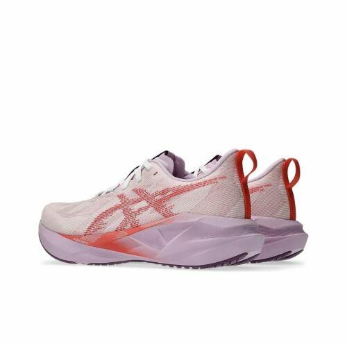 T�nis Asics Novablast 5 - Feminino - Rosa e Vermelho