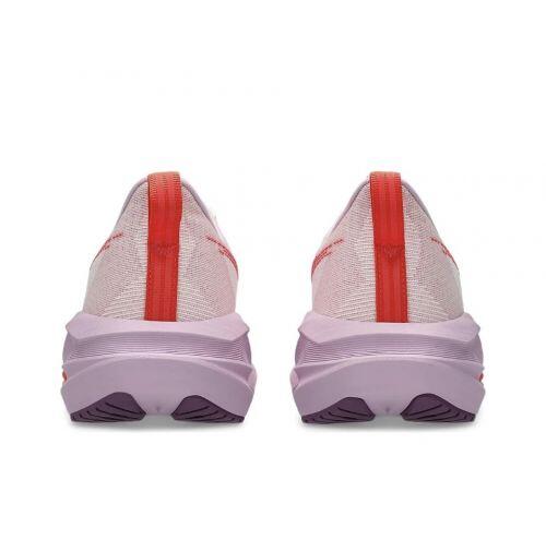T�nis Asics Novablast 5 - Feminino - Rosa e Vermelho