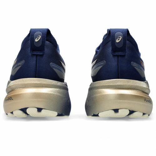 T�nis Asics Gel Kayano 31 Platinum - Masculino - Azul Marinho e Dourado