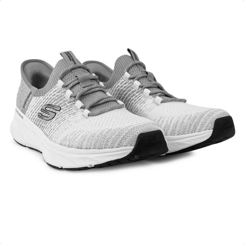 T�nis Skechers Edgeride Raygo Masculino - Branco e Cinza
