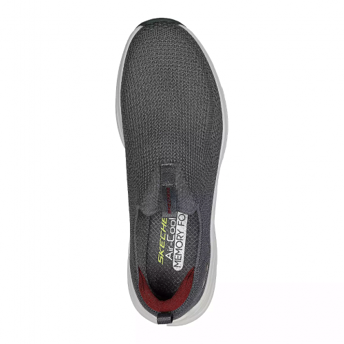 T�nis Skechers Vapor Foam - Covert Masculino Casual - Cinza e Branco