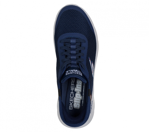 T�nis Skechers Go Walk Flex Hands UP Masculino - Azul Marinho