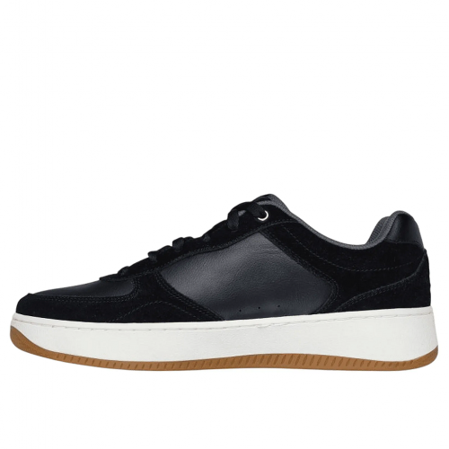 T�nis Skechers Sport Court 2.0 Yaros - Masculino - Preto e Branco