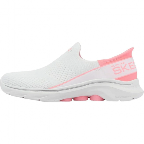 T�nis Skechers Go Walk 7 MIA Slip-Ins Feminino - Branco e Rosa