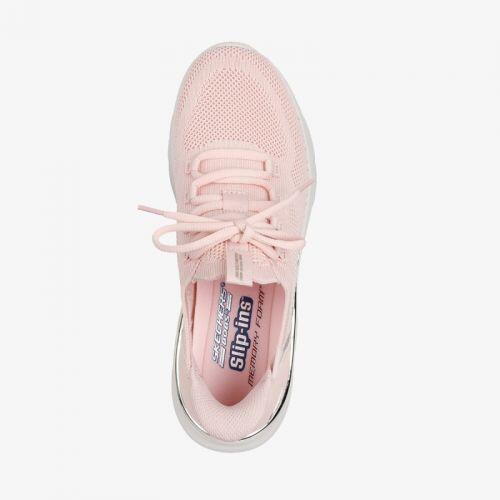 T�nis Skechers Slip-ins: BOBS Sport B Love True Delight Feminino - Rosa Claro