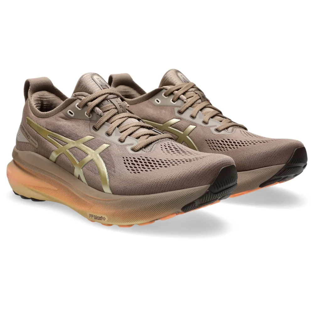 T�nis Asics Gel Kayano 31 - Feminino - Luxe - Dourado e Marrom