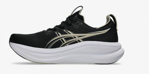 T�nis ASICS GEL Nimbus 28 - Masculino - Preto Branco e Bege