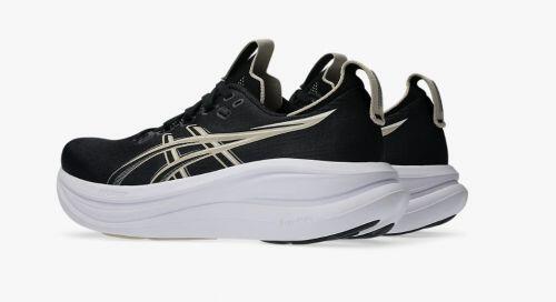 T�nis ASICS GEL Nimbus 28 - Masculino - Preto Branco e Bege