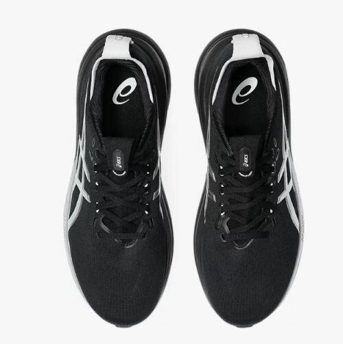 T�nis ASICS GEL Nimbus 28 - Masculino - Platinum Preto e Prata