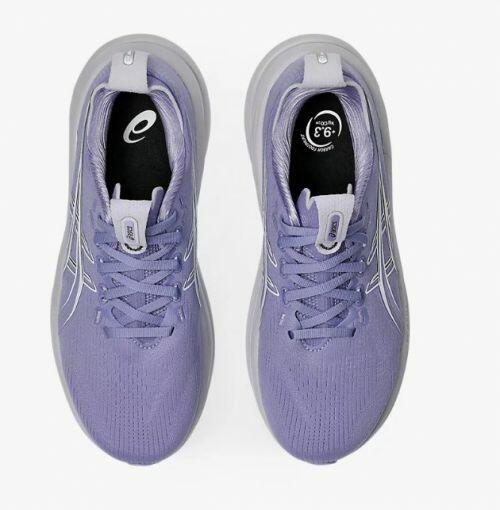 T�nis ASICS GEL Nimbus 28 - Feminino - Lil�s e Branco