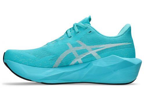 T�nis ASICS Novablast 6 - Feminino - Aqua Energia/Branco