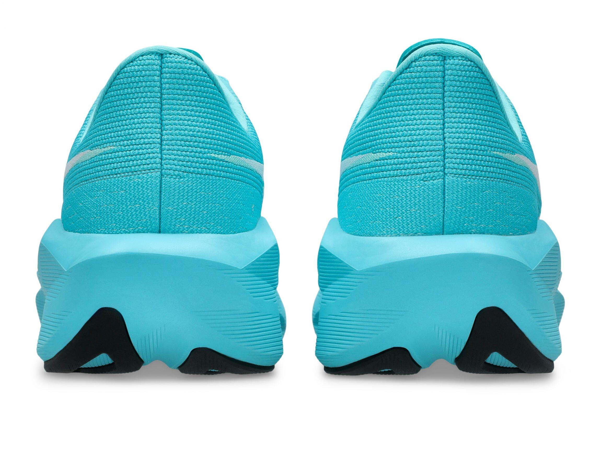 T�nis ASICS Novablast 6 - Feminino - Aqua Energia/Branco