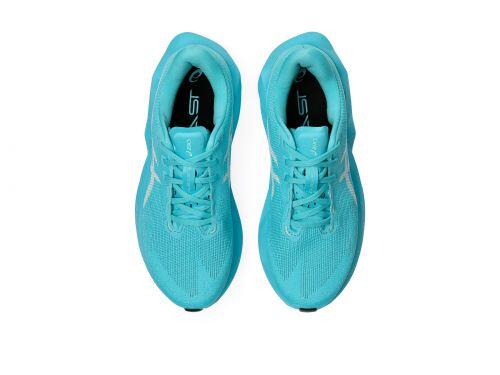 T�nis ASICS Novablast 6 - Feminino - Aqua Energia/Branco