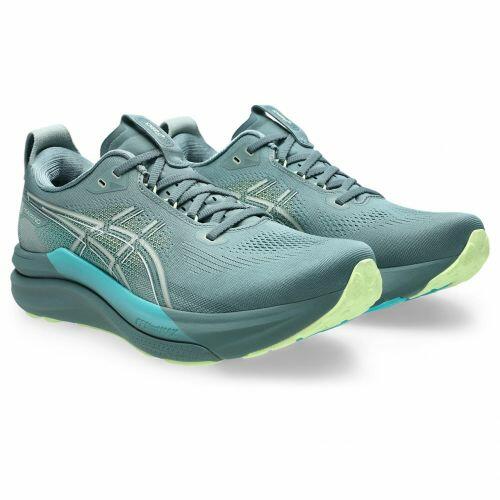 T�nis ASICS GEL-Kayano 33 - Masculino - Foggy Teal/Amarelo Iluminado