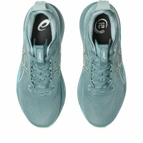 T�nis ASICS GEL-Kayano 33 - Masculino - Foggy Teal/Amarelo Iluminado