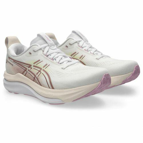 T�nis ASICS GEL-Kayano 33 - Feminino - Branco/Lil�s Neblina