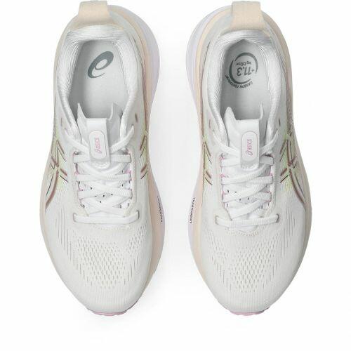T�nis ASICS GEL-Kayano 33 - Feminino - Branco/Lil�s Neblina