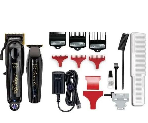 Comprar Barber Combo Wahl Cordless Magic Clip + Detailer Black