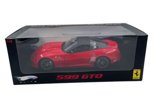 1/18 Ferrari GTO(レッド) 「Hot Wheels ELITE」 Comprar Ferrari 599 GTO Vermelha 1/18 Hotwheels Elite Miniatura