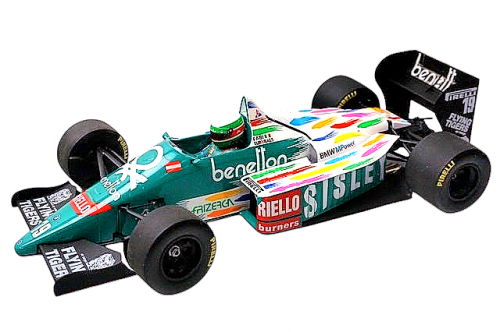 MINICHAMPS Benetton  B186 1/18スケール Comprar Benetton BMW B186 Gerhard Berger 1986 1/18 Miniatura BMW