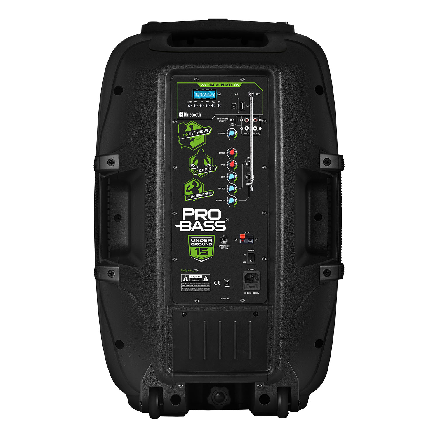 Comprar Caixa Ativa com Bateria Pro Bass Underground 15