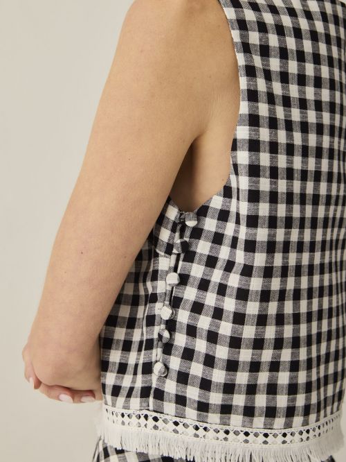 Blusa Aperol Franja