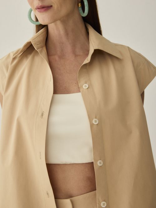 Camisa Charme Bege Anibal