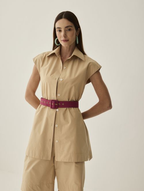 Camisa Charme Bege Anibal