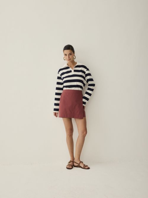Short Saia Kahlo Carménère