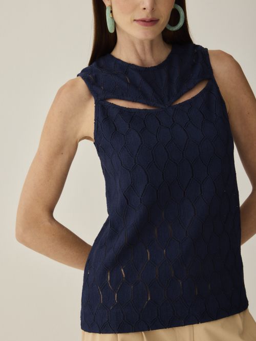 Blusa Aura Marinho
