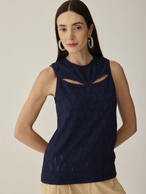 Blusa Aura Marinho