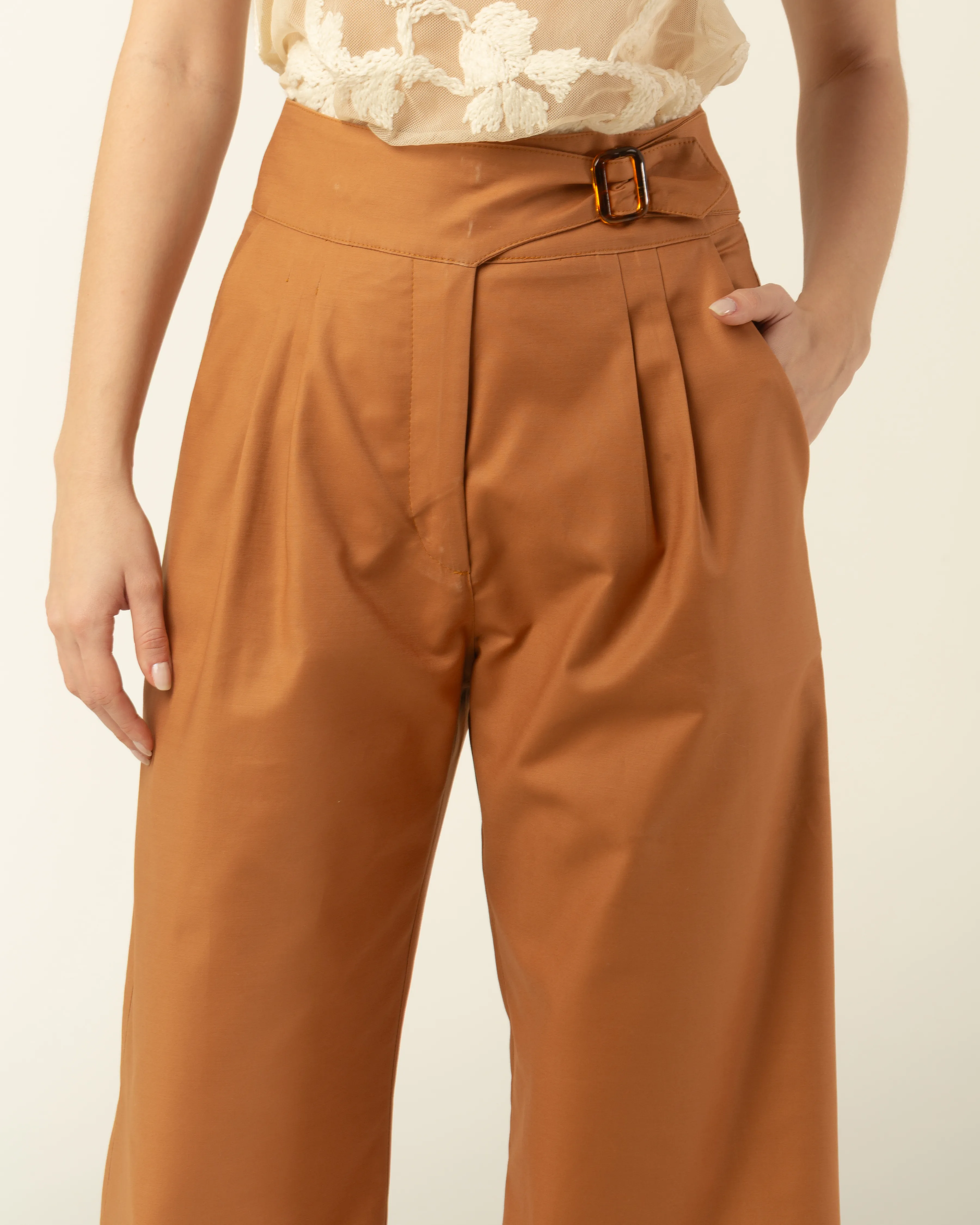 Calça Água Caramelo