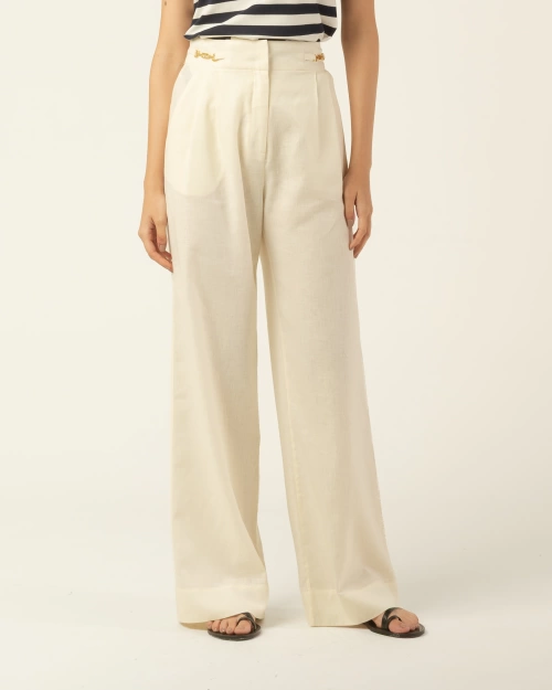Calça Caminhos Linho Off
