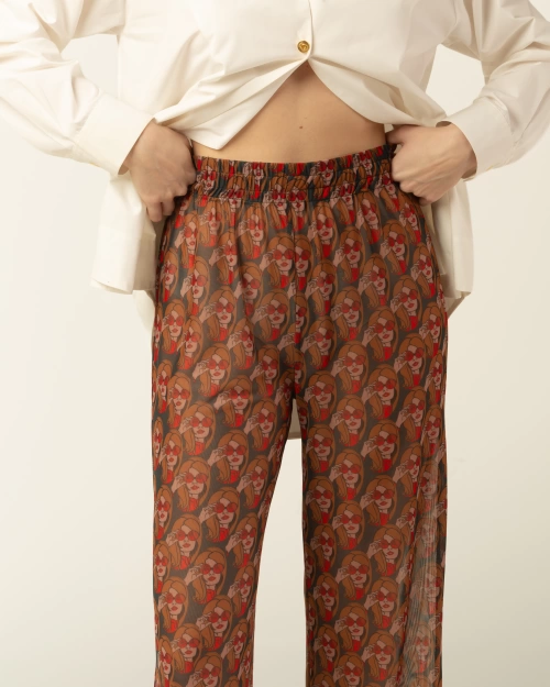 Calça Tule Bardot