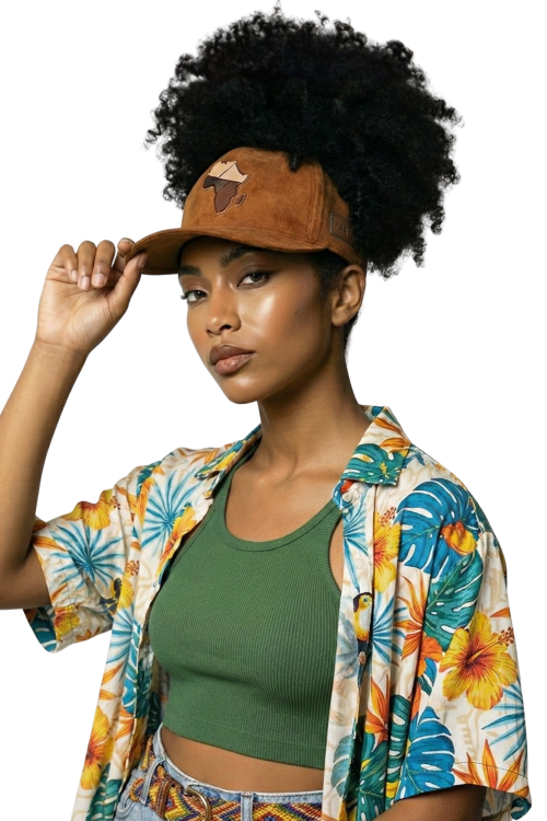 Bon� UBUNTU Collab - ABERTO - Sa�da Afro x Kabelera | Ideal para dreads, tran�as , crespos e cacheados