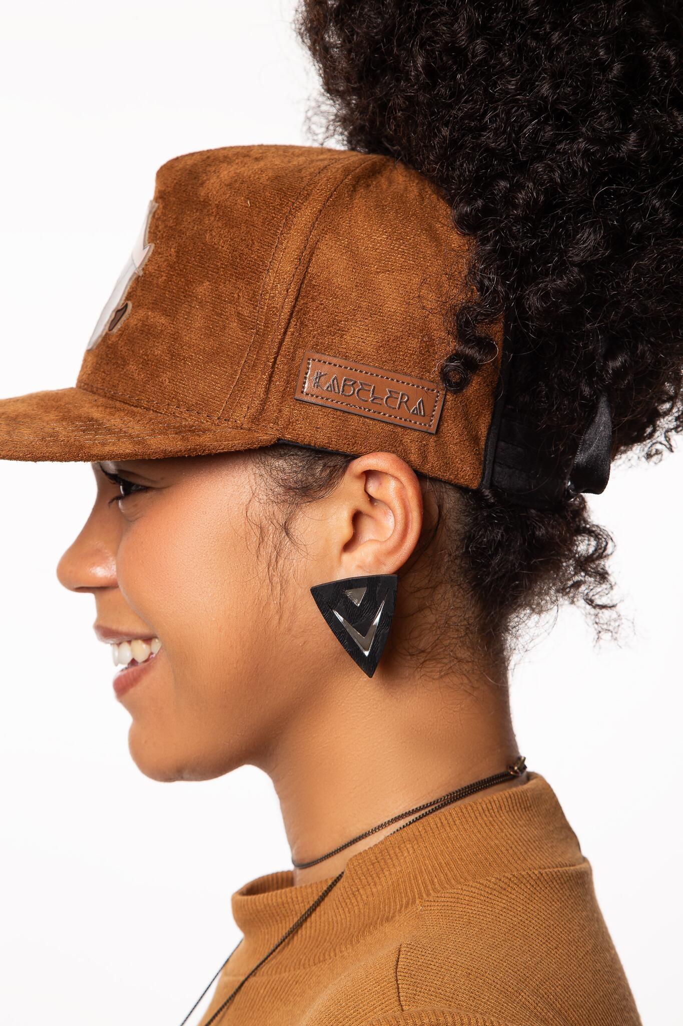 Boné UBUNTU Collab - ABERTO - Saúda Afro x Kabelera | Ideal para dreads, tranças , crespos e cacheados