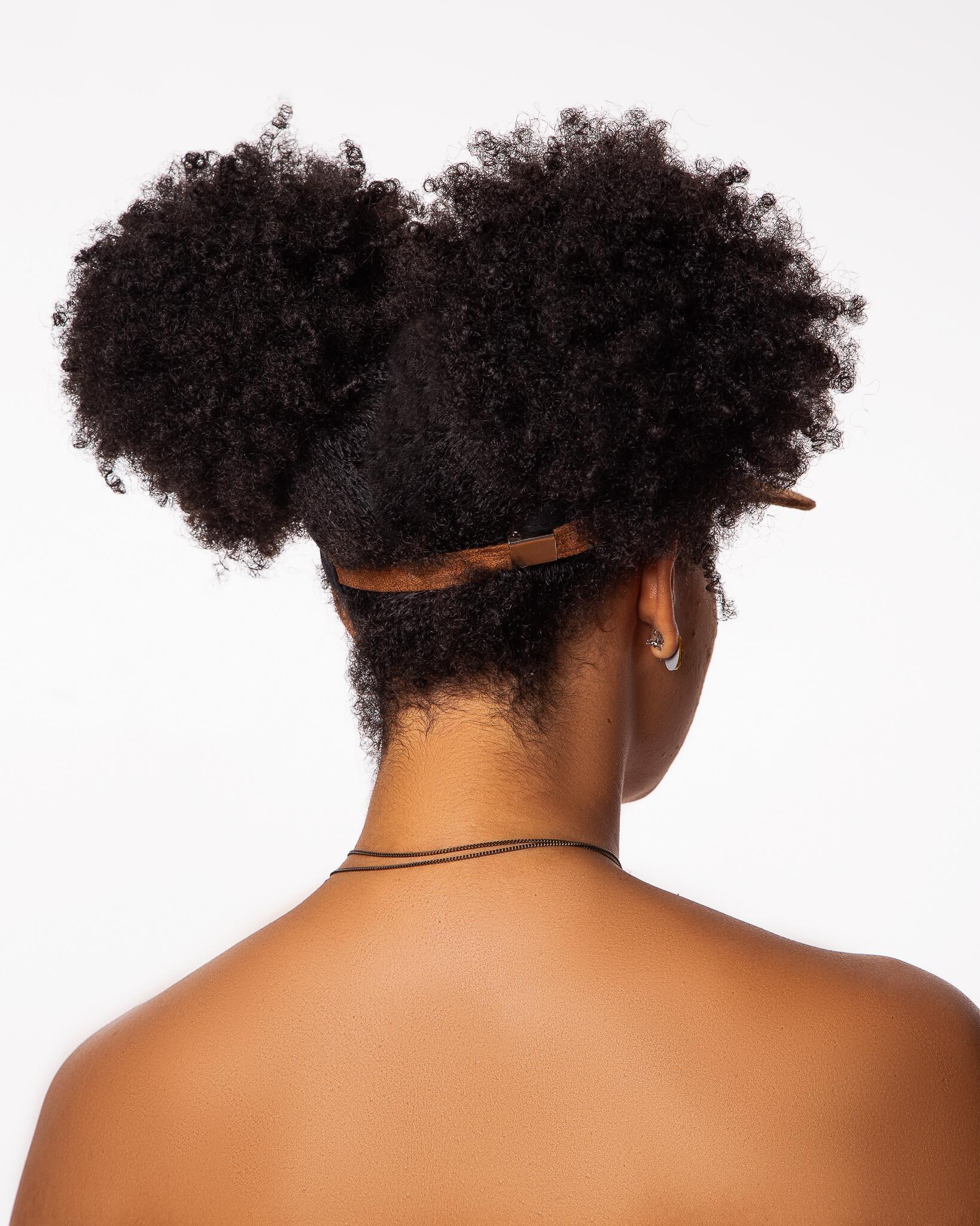 Boné UBUNTU Collab - ABERTO - Saúda Afro x Kabelera | Ideal para dreads, tranças , crespos e cacheados