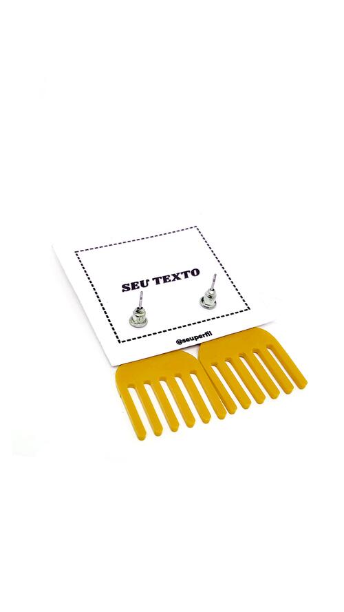 Combo de Brincos Mimo - Pente Garfo