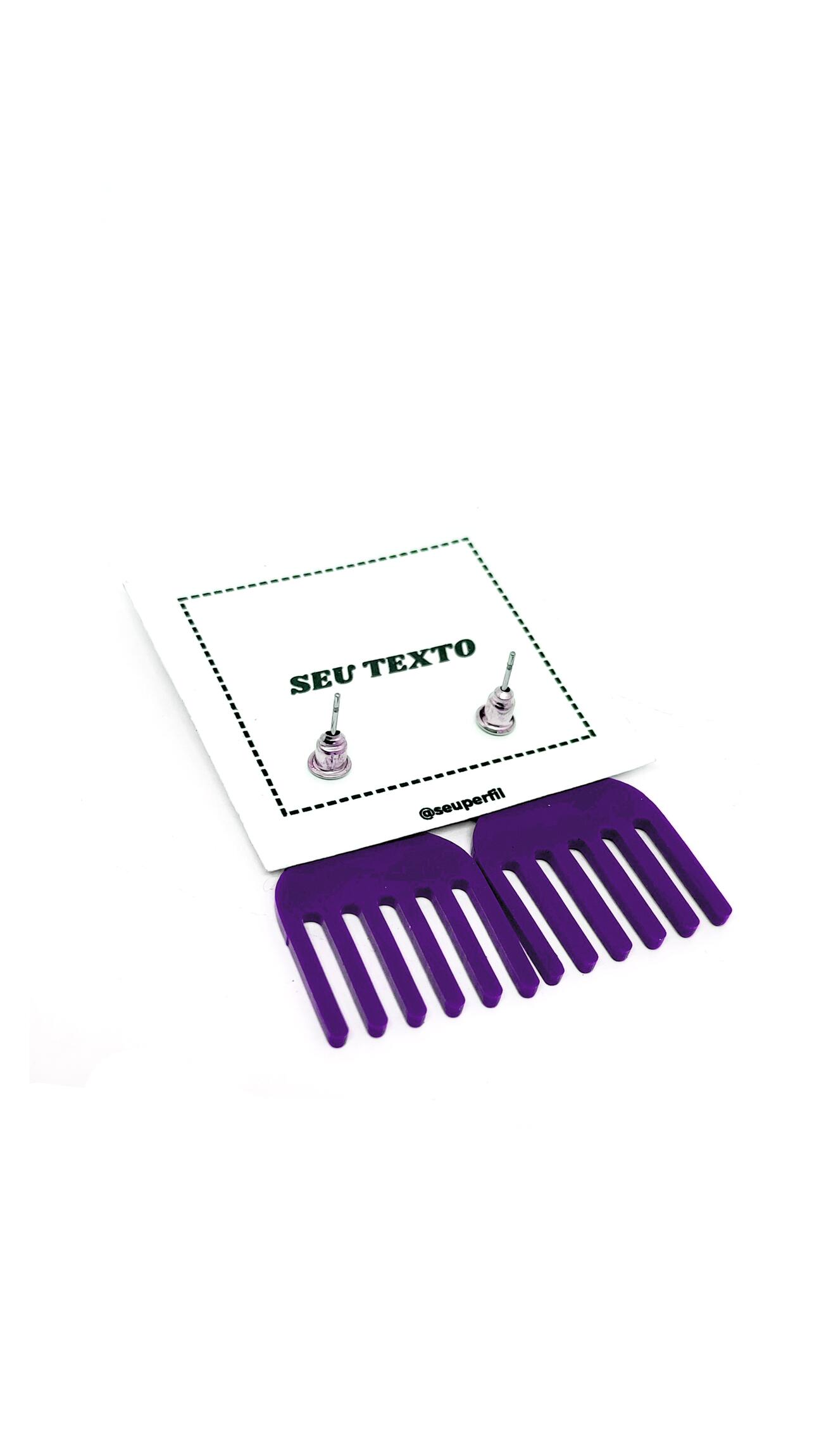 Combo de Brincos Mimo - Pente Garfo