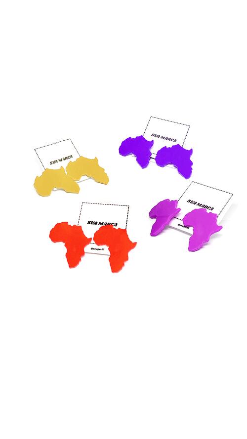 Combo de Brincos Mimo - Mini África