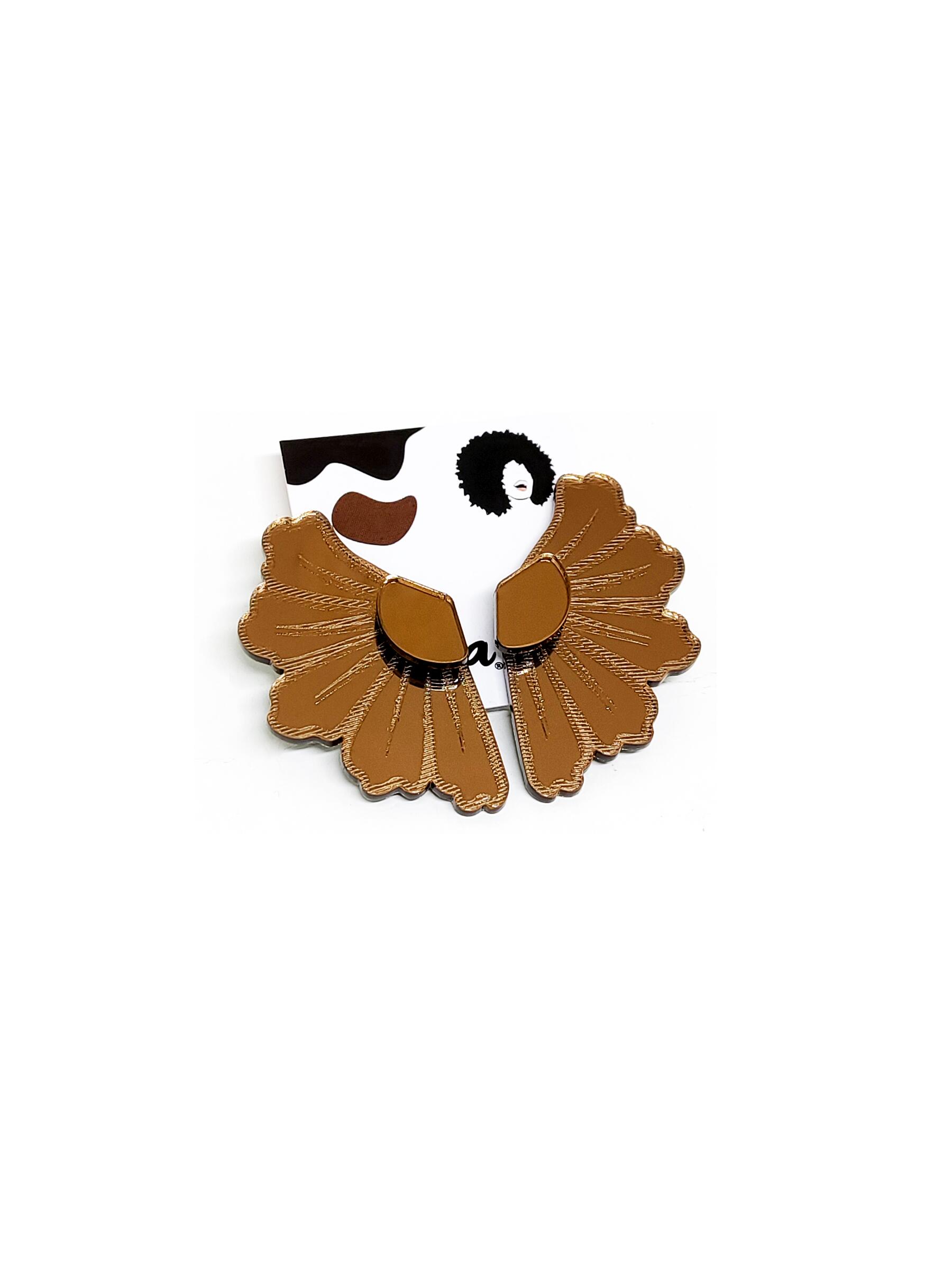 Brinco Ear Jacket Aqualtune | Flor de Hibisco