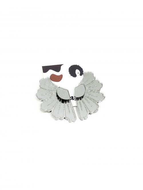 Brinco Ear Jacket Aqualtune | Flor de Hibisco