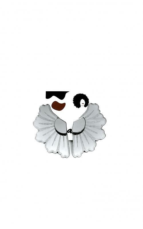 Brinco Ear Jacket Aqualtune | Flor de Hibisco